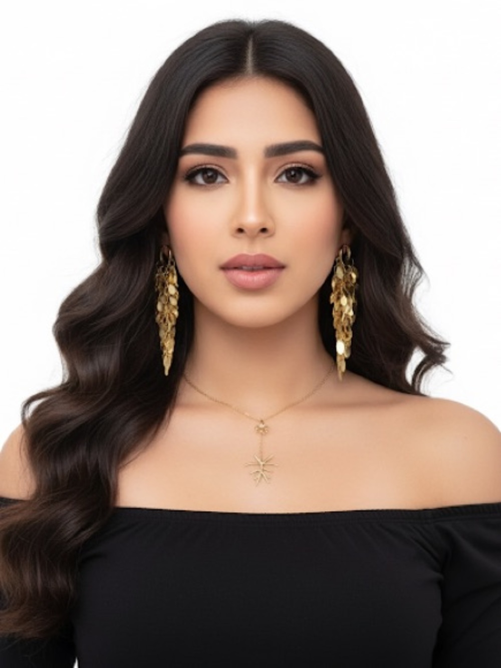 Chic Gold Dangle Earrings